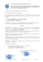 Arrêté circulation