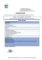 convocation CM novembre 2025