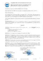 Arrêté circulation