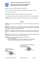 arrêté circulation rue des Loubatières