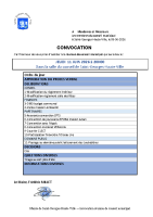 convocation pour les membres du conseil cm7-2026